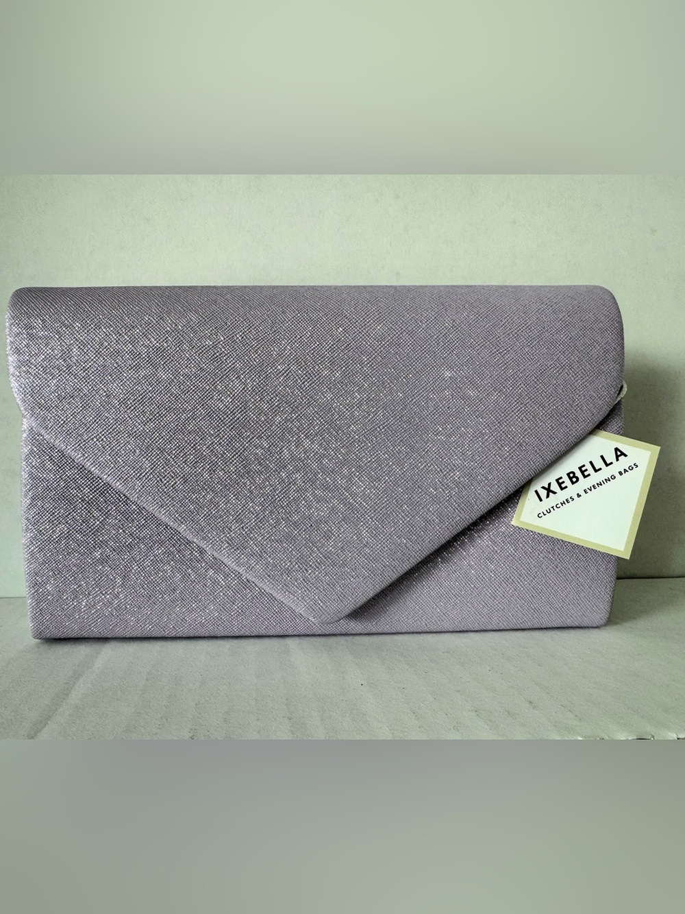 Lilac Envelope Clutch with optional chain